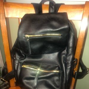 Black mini book bag